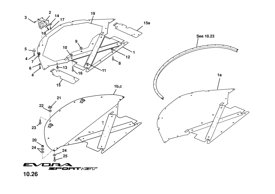A710U0084J - ASM FRT UNDERTRAY GT430 SPORT
