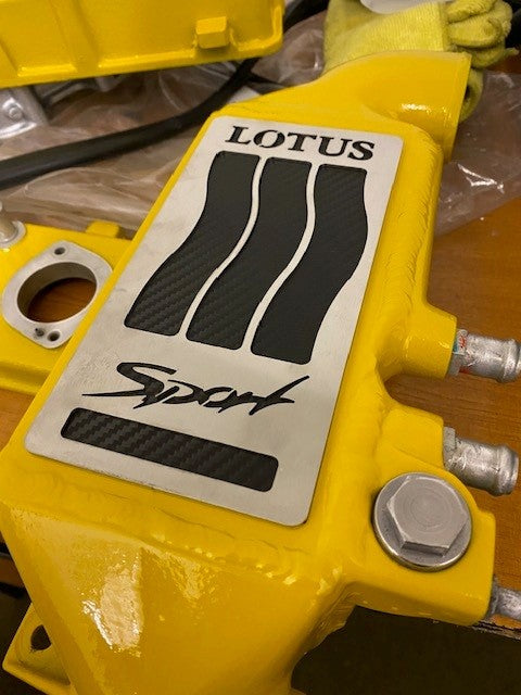 B910E2623R - Charge cooler plate 'Lotus Sport'