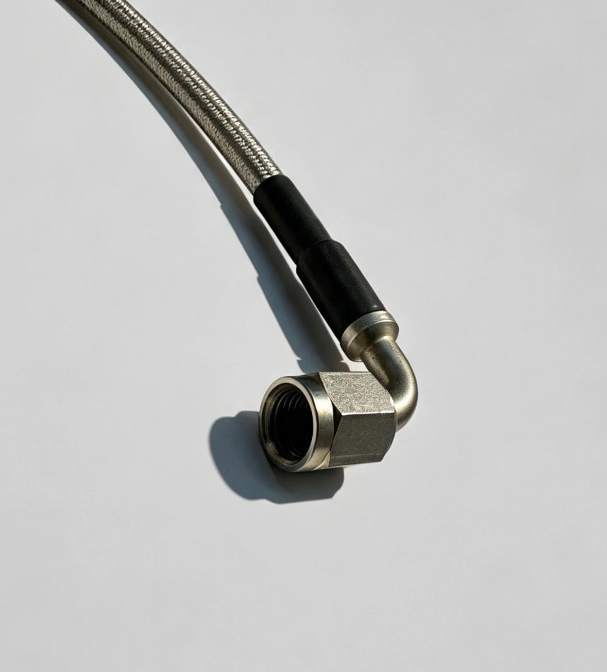 M12BRA40 - Braided Brake Hose-Rear LH #