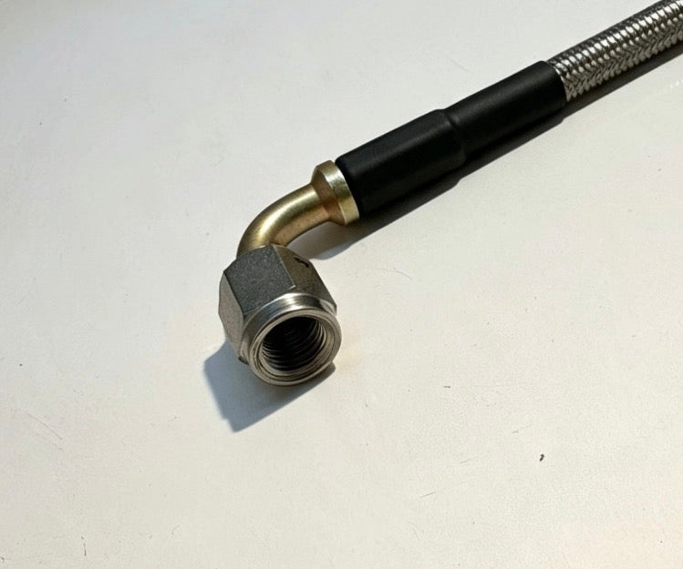 M12BRA41 - Braided Brake Hose-Rear RH #