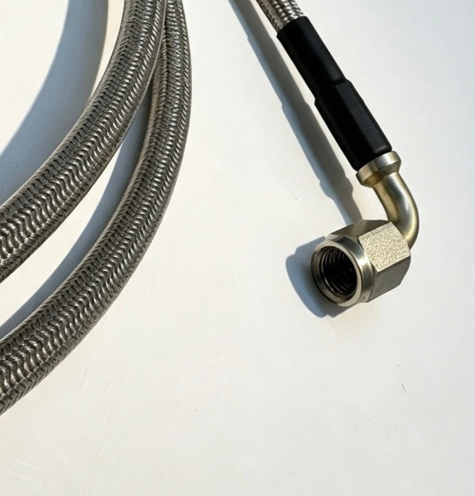 M12BRA41 - Braided Brake Hose-Rear RH #