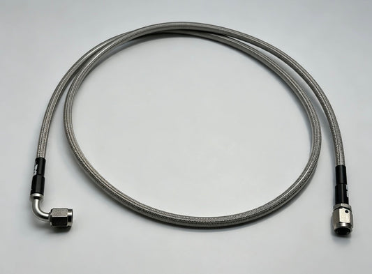 M12BRA41/120 - Braided Brake Hose-Rear RH [120cm] #
