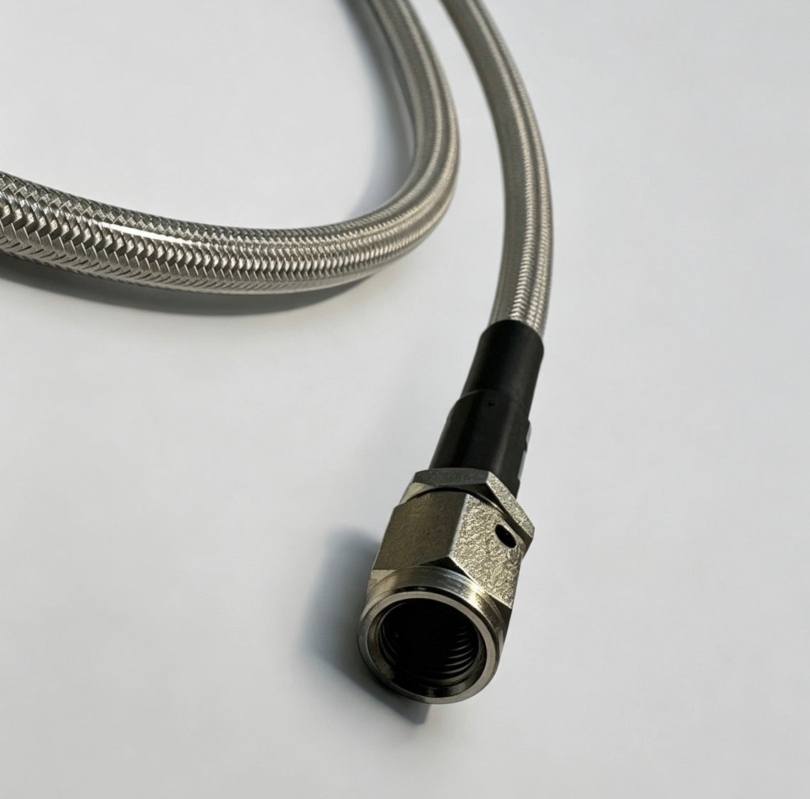 M12BRA41/120 - Braided Brake Hose-Rear RH [120cm] #